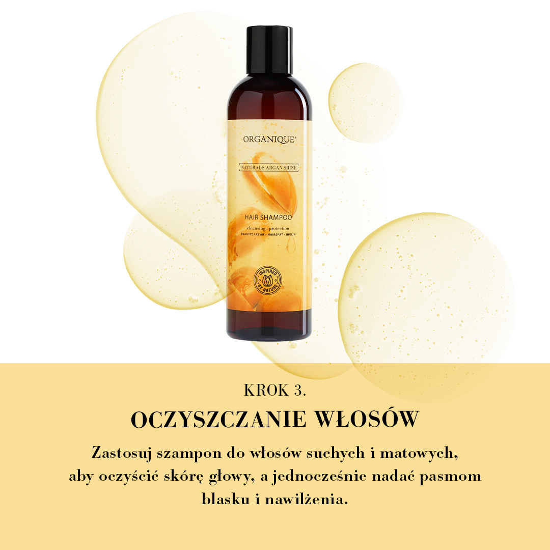 Szampon do włosów Argan Shine